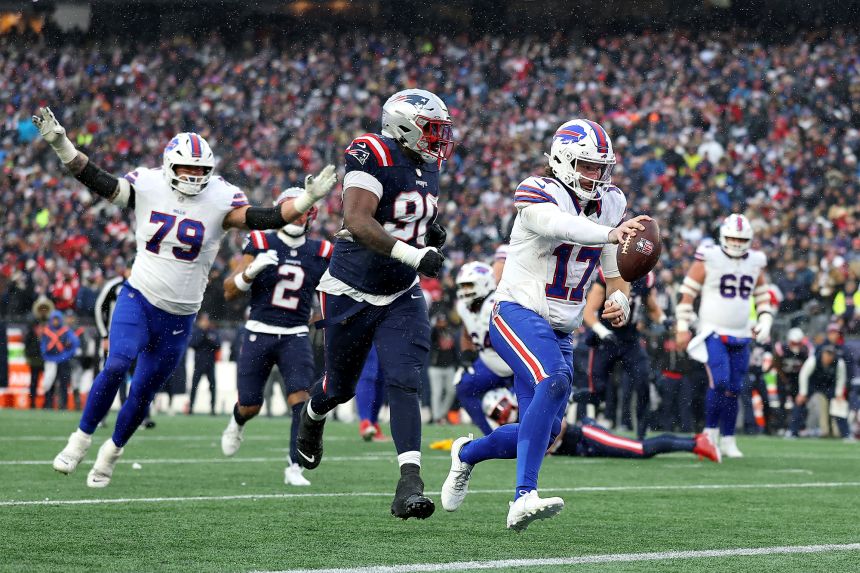 Josh Allen led the Bills to a big win in Foxborough.