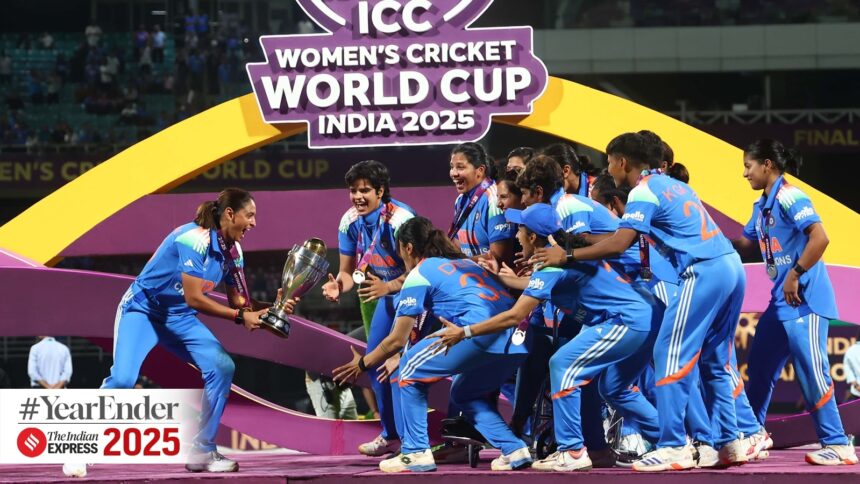 India winning the Women's World Cup, especially after three losses earlier in the tournament, is a moment that will be etched in memories. (Express Photo by Narendra Vaskar)