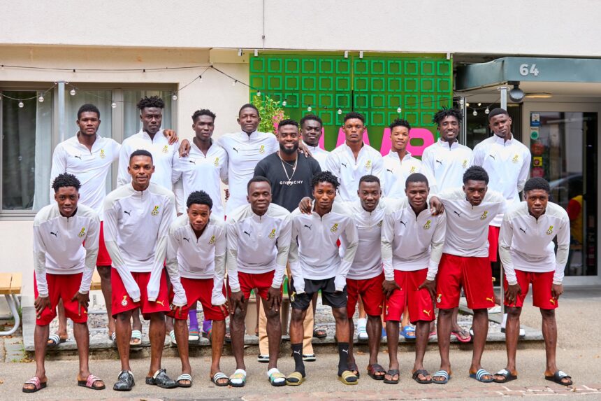 Kasim Adams inspires national U-19 Boys in Basel