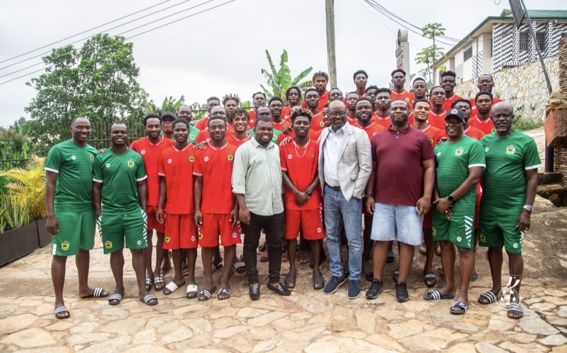 President Simeon-Okraku visits Asante Kotoko ahead of CAF Confederation Cup Campaign
