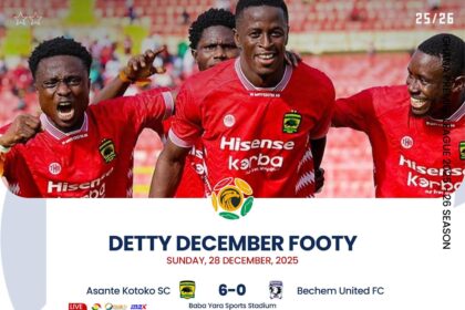 Premier League: Asante Kotoko run riot to claim top spot as Gold Stars complete epic comeback