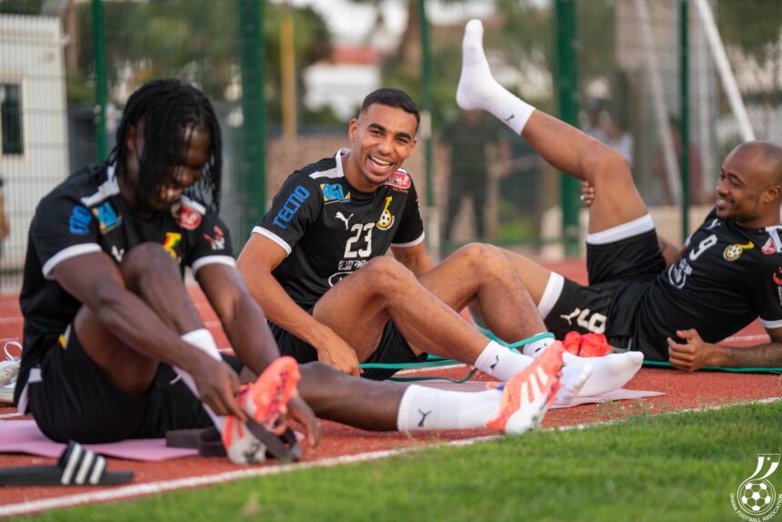 PHOTOS: Black Stars train at Mohammed V Sports Complex in Casablanca