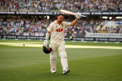 Australia batter Travis Head in action during the first Ashes against England. (PHOTO: AP)