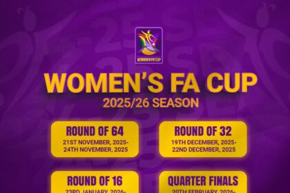 Football Association releases full calendar for 2025/26 Women’s FA Cup