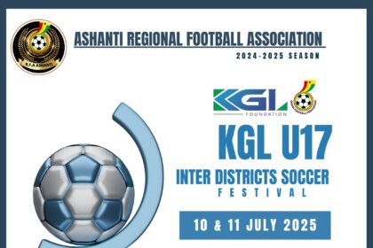Ashanti Regional KGL Inter-District U17 Colts Festival Set for July 10 Kickoff