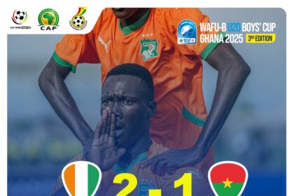 WAFU B U20 BOYS CUP 2025: Ivory Coast Begin Title Defence with Win Over Burkina Faso in WAFU U20 Championship