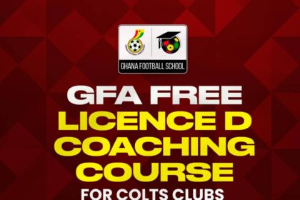Greater Accra Region Gears Up for 2025 edition of Free License D Coaching Course for Colts Coaches
