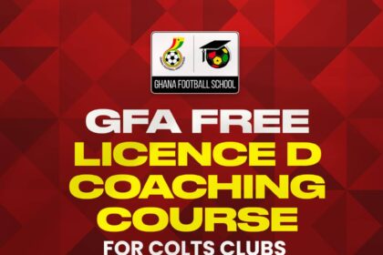 Free Licence D Coaching Course for Colts Coaches Set to Begin in Ashanti Region