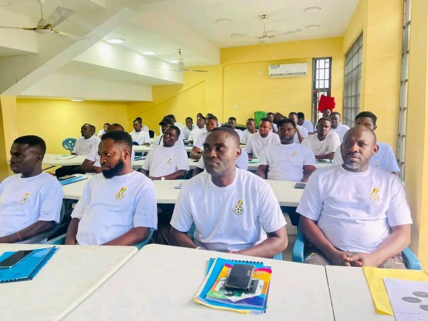 Free Licence D Coaching Course Officially Begins in Volta Region