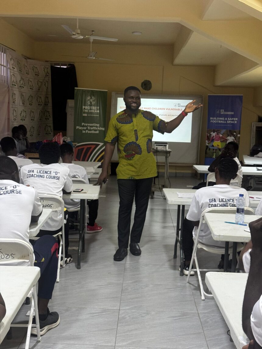 Coaches undergoing Free License D Coaching Course receive Safeguarding and Integrity Training in the Eastern Region