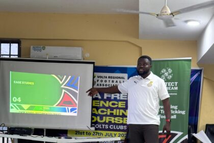 Free License D Coaches Trained on Safeguarding, Player Protection and Integrity Awareness in the Volta Region
