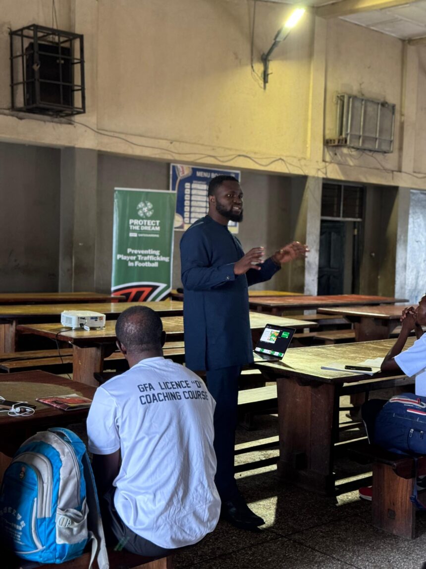 Ashanti and Greater Accra Regional Colts Coaches Receive Safeguarding Training During Licence D Course