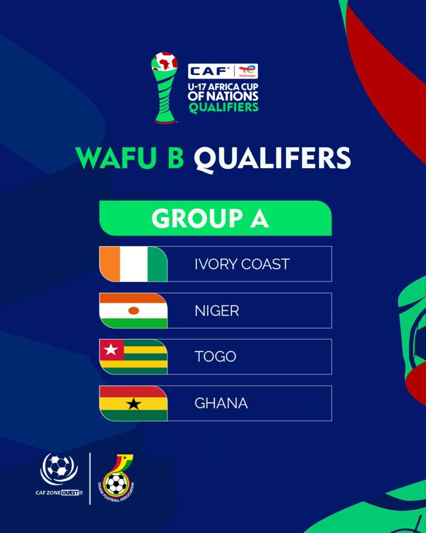 Black Starlets Drawn in Group A for WAFU Zone B U-17 Championship