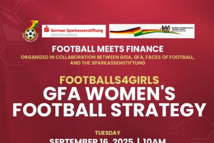 GFA, German International School to host 2025 ‘Football4Girls’ campaign on September 16