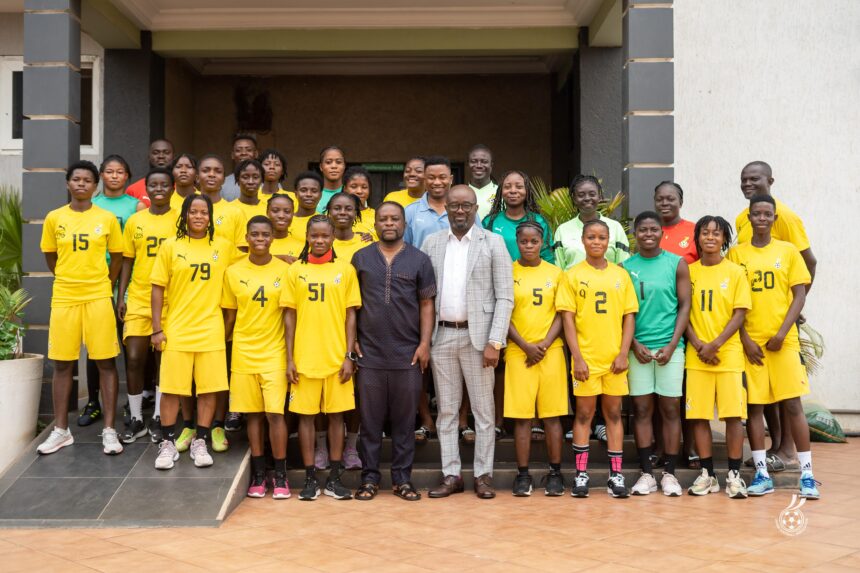 President Simeon-Okraku boosts Black Princesses' morale ahead of Tunisia clash