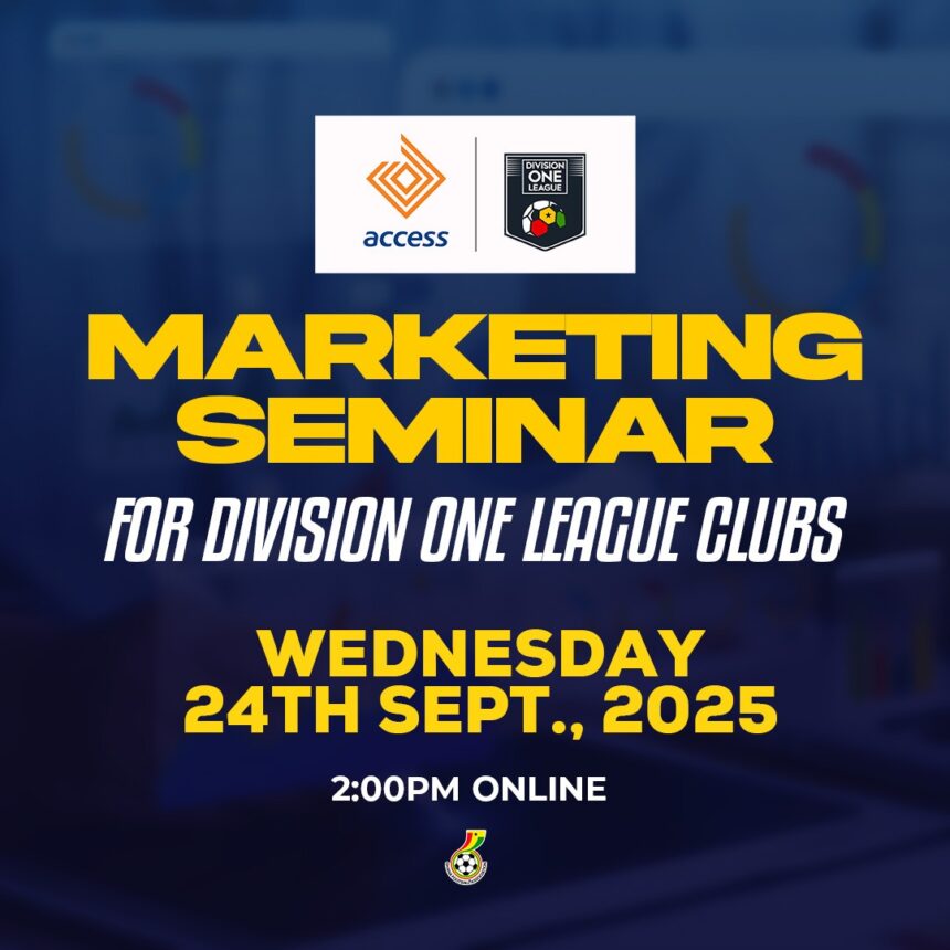 Access Bank Division One League Clubs set for Marketing Seminar on Wednesday