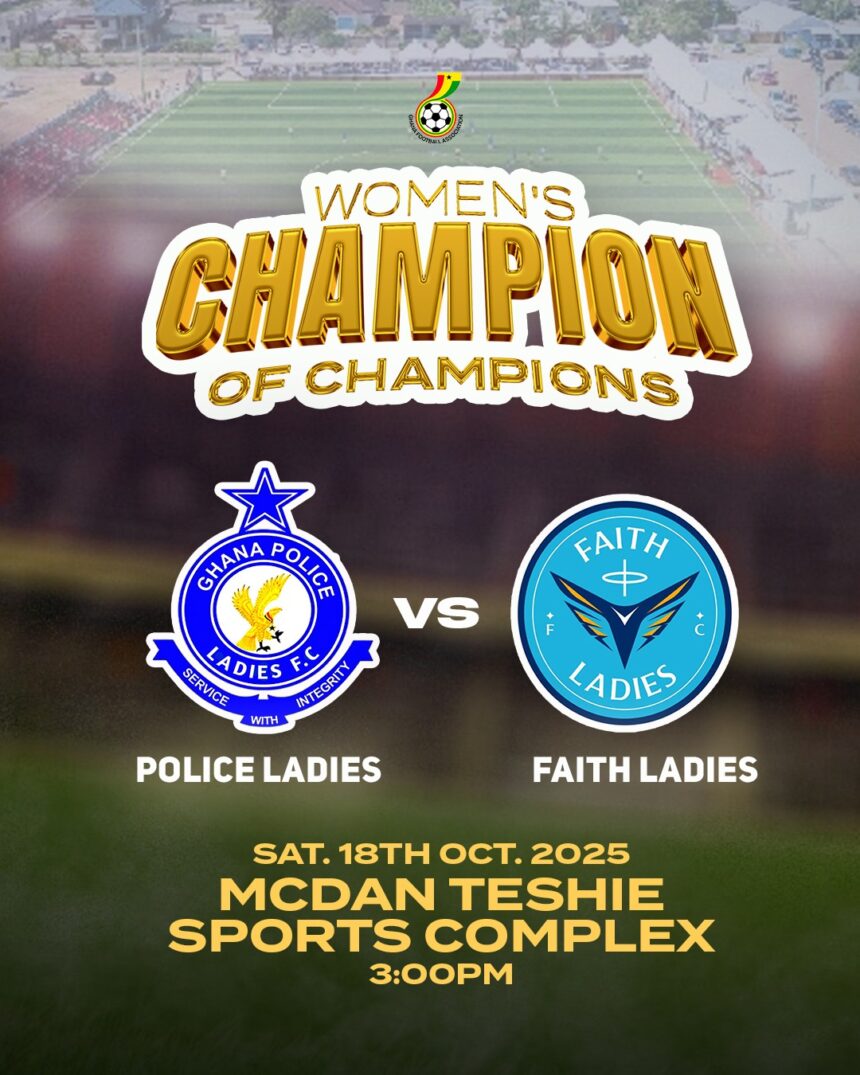 Police Ladies face Faith Ladies in Women's Champion of Champions showdown