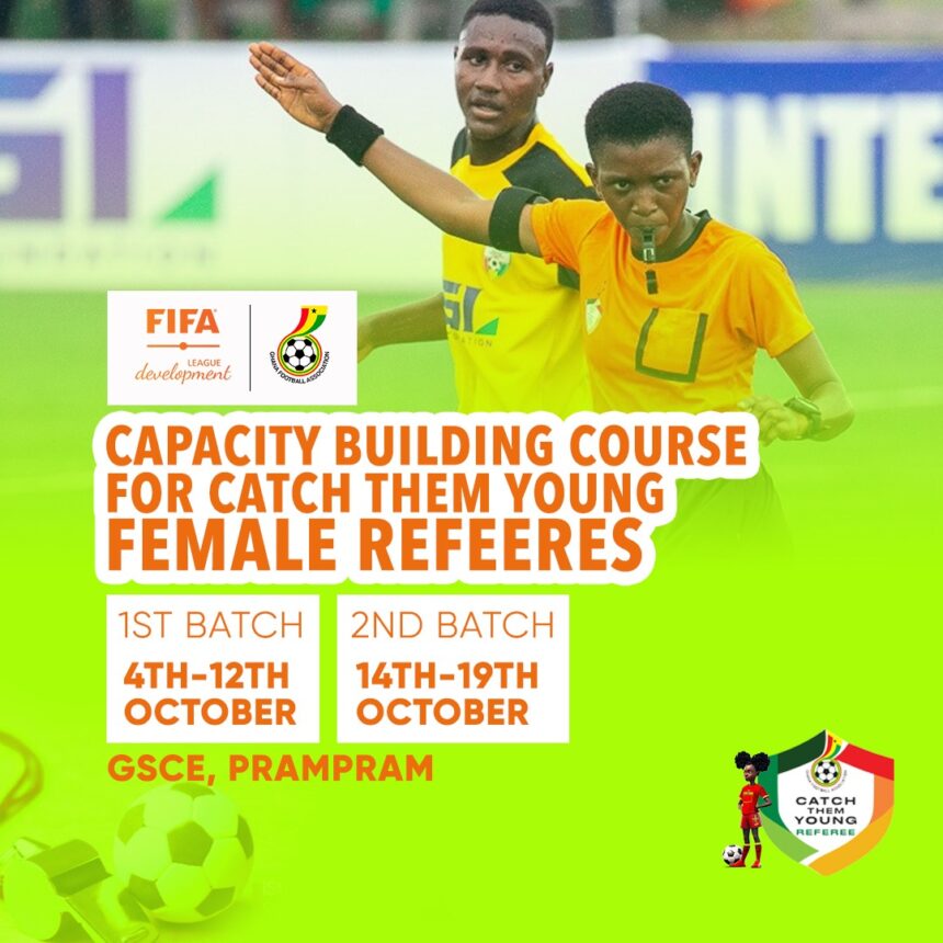 League Development: Capacity building course for Catch Them Young (CTY) Female Referees