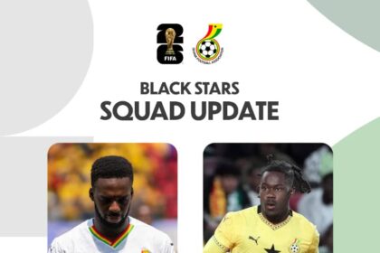 Thomas-Asante replaces Inaki Williams in Black Stars squad for World Cup qualifiers