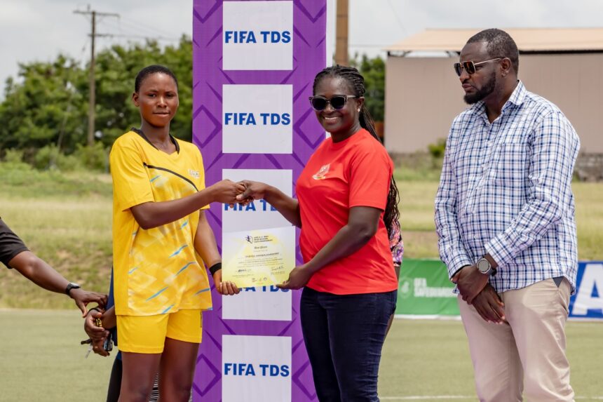 FIFA TDS Ghana: Margaret Akosua Tawiah dominates U15 Girls tournament as the overall best player