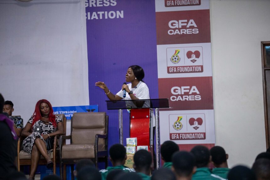 Reflo Ghana empowers young female footballers in Breast Cancer awareness initiative