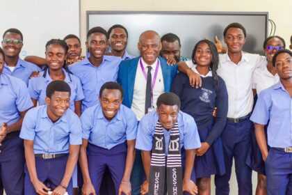 Black Starlets Coach Dr. Prosper Narteh Ogum Inspires SOS-Hermann Gmeiner Students with Career Guidance Talk