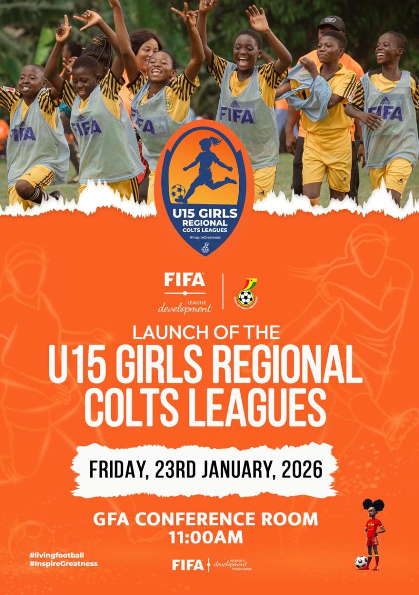 GFA set to launch FIFA-backed U15 Girls Regional Colts Leagues