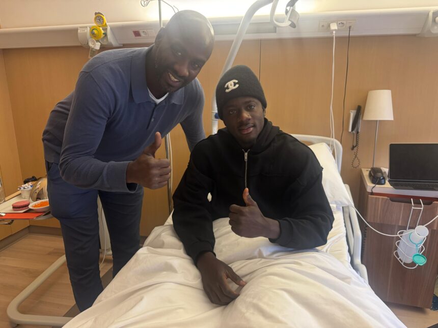 Otto Addo lifts spirit of injured Mohammed Salisu after successful surgery