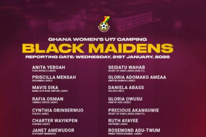 Black Maidens return to camp on Wednesday