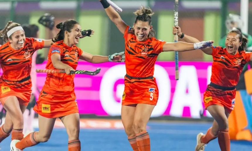 Shrachi Bengal Tigers Edge SG Pipers in Shootout to Seal Women’s  HIL Final Spot