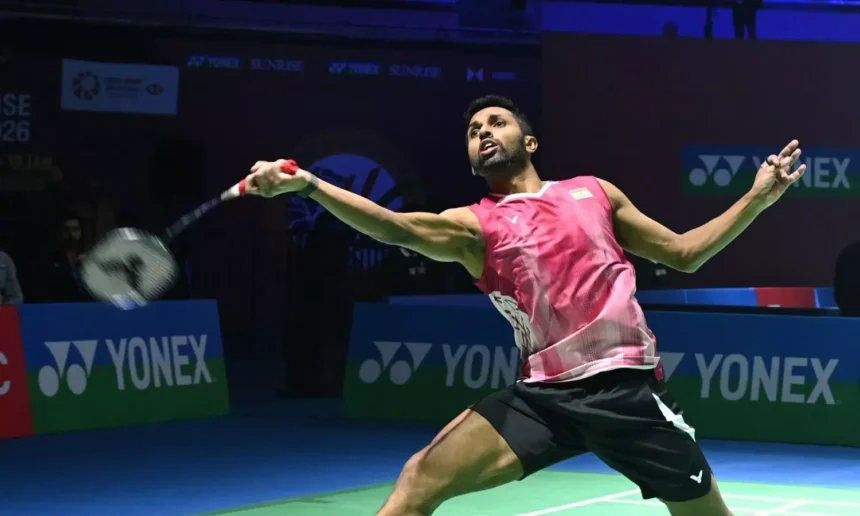 WATCH: Bird shit halts play twice during HS Prannoys India Open 2026 match