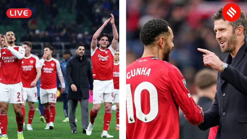 Arsenal vs Manchester United, Premier League LIVE: The Gunners are on top of the league standings. (Photos: AP)