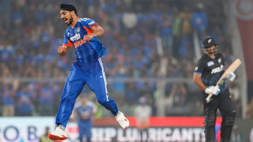 Arshdeep singh India vs New Zealand