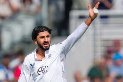 England spinner Shoaib Bashir in action. (FILE PHOTO: PTI)