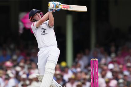 England batter Harry Brook in action during Sydney Test. (PHOTO: AP)