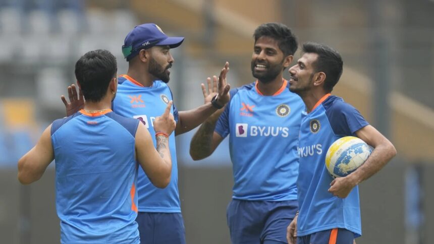 Chahal spoke about trying to plan for Suryakumar and setting a field for him. (AP Photo)