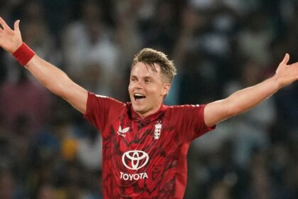Sam Curran finished with figures of 3/38, having conceded a whopping 36 runs in his first two overs. (AP Photo)