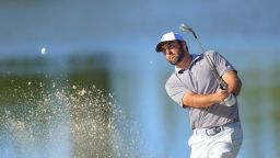 Scottie Scheffler of the United States plays his second shot on the 12th hole during the final round of the Hero World Challenge 2025 at Albany Golf Course on December 07, 2025 in Nassau, Bahamas.