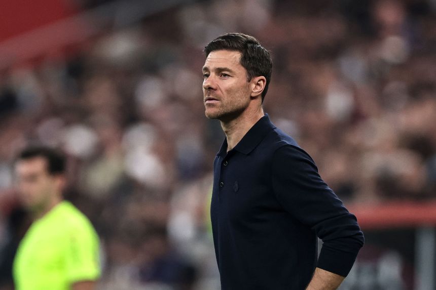 Xabi Alonso, pictured during the Spanish Super Cup final football match between FC Barcelona and Real Madrid at the King Abdullah Stadium in Jeddah, Saudi Arabia, on Sunday.
