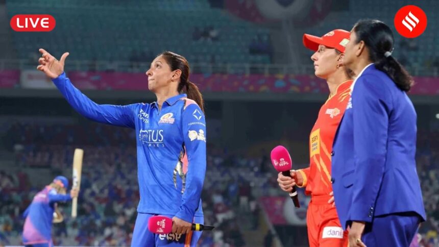 WPL 2026 Today 16th Match, GG vs MI Live Score: (BCCI Photo)