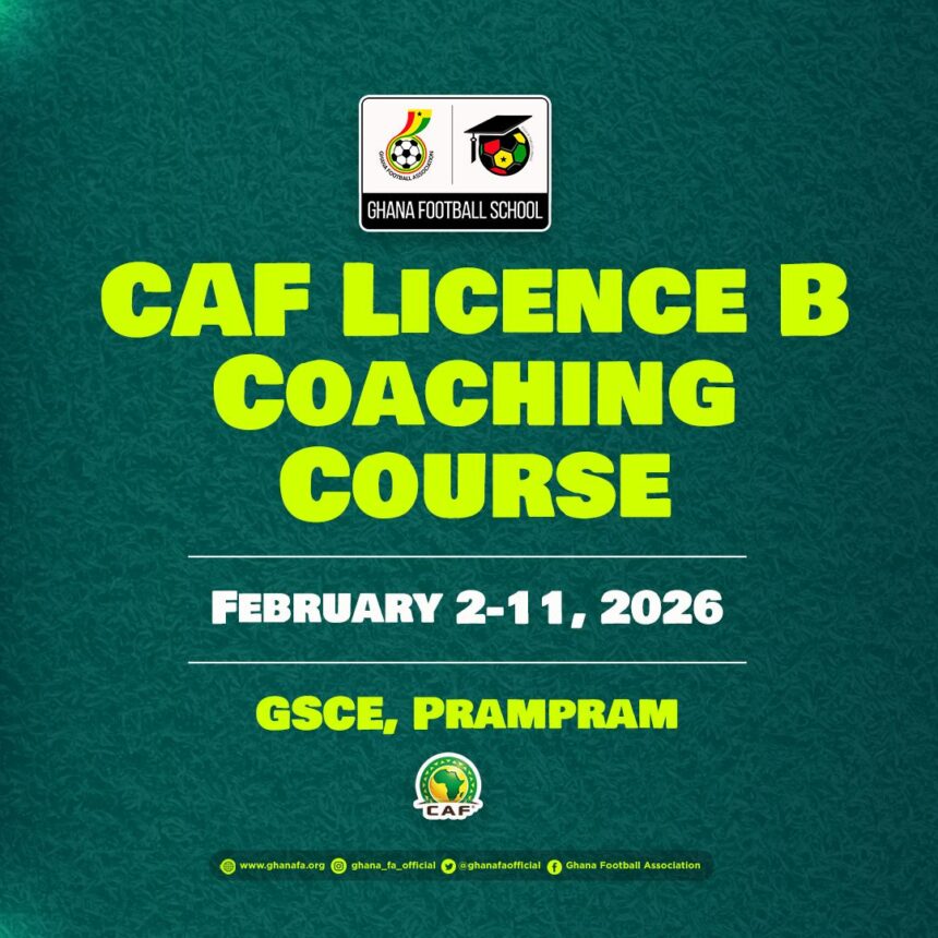 GFA to host CAF License B Coaching Course in Prampram 