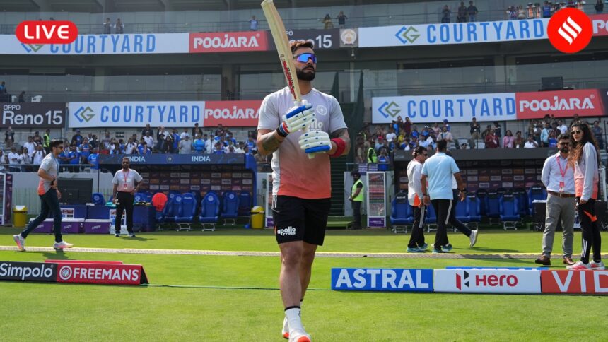 IND vs NZ 2nd ODI Live Cricket Score: Virat Kohli will be in focus for India vs New Zealand in Rajkot today. (CREIMAS)