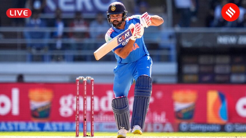IND vs NZ 3rd ODI Live Cricket Score: Rohit Sharma will be in focus in Indore today. (CREIMAS)
