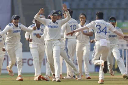 Indian women's team in action against Australia in Mumbai. (PHOTO: BCCI)