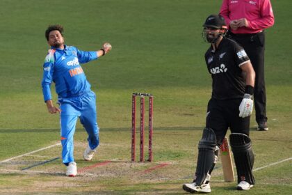 New Zealand batters blunted Kuldeep Yadav in the ODI leg before the T20Is and the subsequent T20 World Cup. (CREIMAS)