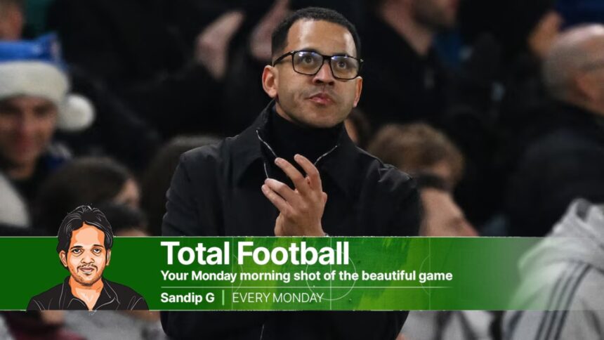 Chelsea new manager Liam Rosenior in action. (PHOTO: Reuters)