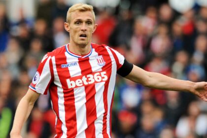 File image of Darren Fletcher during his days as a player for Stoke City in the English Premier League in 2017. (AP Photo)