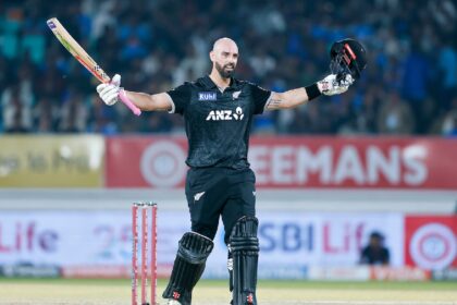 Daryl Mitchell Century India New zealand