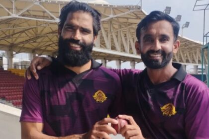 Pakistan TV bowled Ali Usman and Amad Butt unchanged, and the two secured the win inside 20 overs. (PCB)