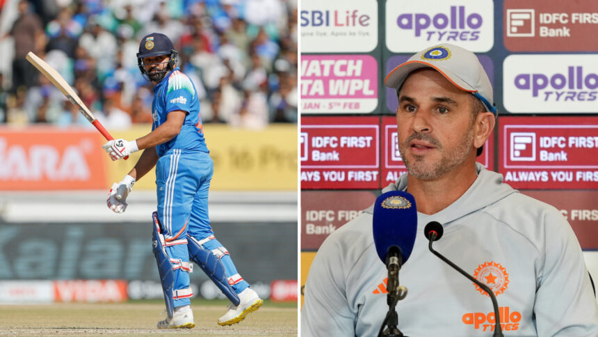 India assistant coach Ryan ten Doeschate has been criticised for his "demoralising" statement on Rohit Sharma. (CREIMAS)